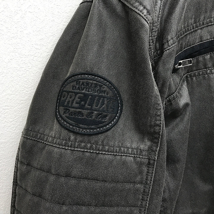 『USED』 
HARLEY DAVIDSON ハーレーダビッドソン 
 デニムジャケット パーカー付 98549-14UM その他アウター 
コットン/ポリエステル  /ポリウレタン ブラック/グレー系