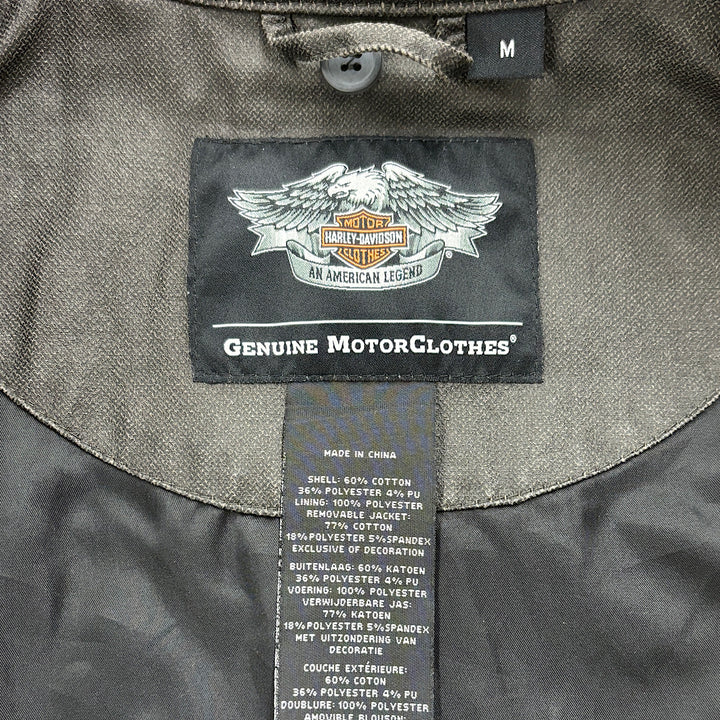 『USED』 
HARLEY DAVIDSON ハーレーダビッドソン 
 デニムジャケット パーカー付 98549-14UM その他アウター 
コットン/ポリエステル  /ポリウレタン ブラック/グレー系