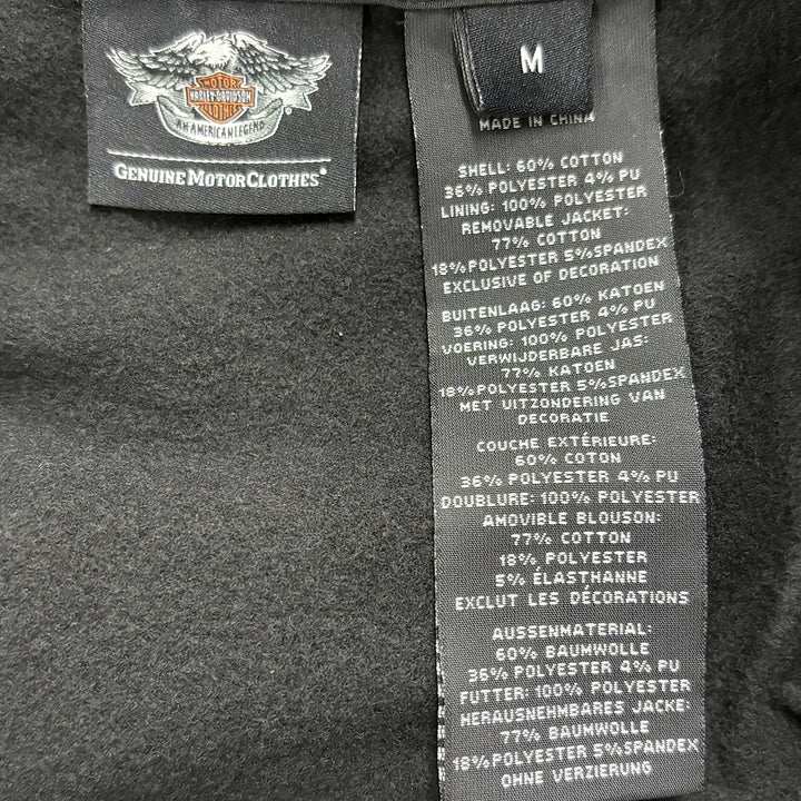 『USED』 
HARLEY DAVIDSON ハーレーダビッドソン 
 デニムジャケット パーカー付 98549-14UM その他アウター 
コットン/ポリエステル  /ポリウレタン ブラック/グレー系