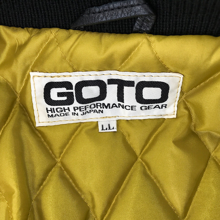『USED』 
 
 GOTO GO:10 ゴトウ レザージャケット ライダースジャケット 
レザー ブラック