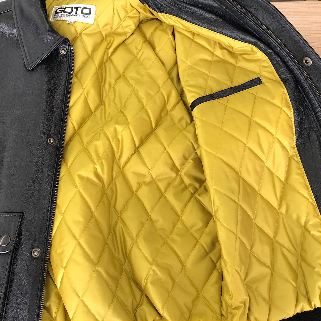 『USED』 
 
 GOTO GO:10 ゴトウ レザージャケット ライダースジャケット 
レザー ブラック