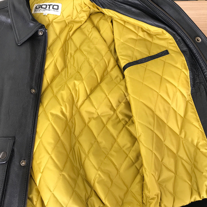 『USED』 
 
 GOTO GO:10 ゴトウ レザージャケット ライダースジャケット 
レザー ブラック