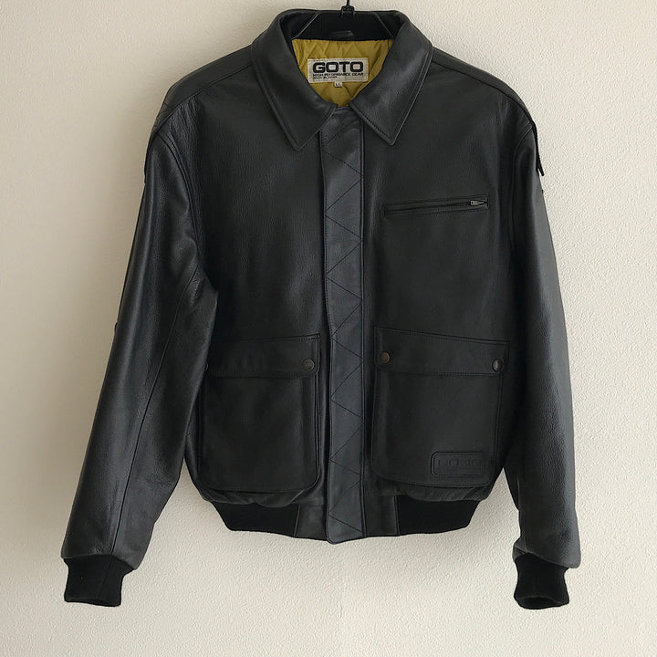 『USED』 
 
 GOTO GO:10 ゴトウ レザージャケット ライダースジャケット 
レザー ブラック
