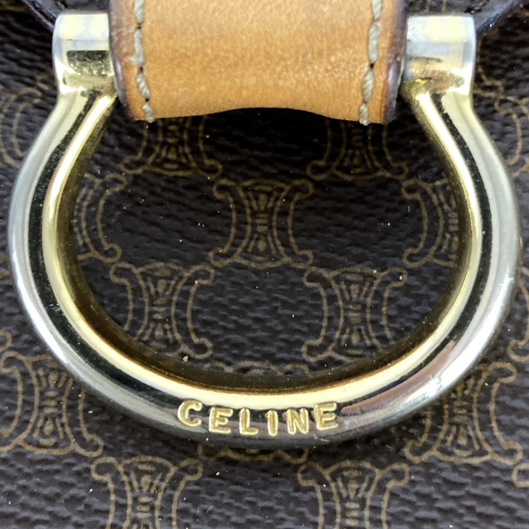 CELINE セリーヌ 
 F/C1 ショルダーバッグ 
PVC ブラウン