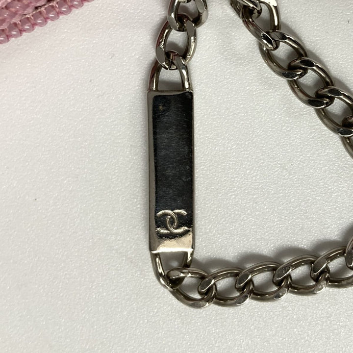 CHANEL シャネル 
 ショルダーバッグ 
レザー ピンク