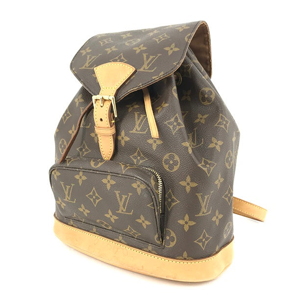 LOUIS VUITTON ルイ・ヴィトン 
 モンスリMM M51136 リュック・デイパック 
モノグラムキャンバス ブラウン