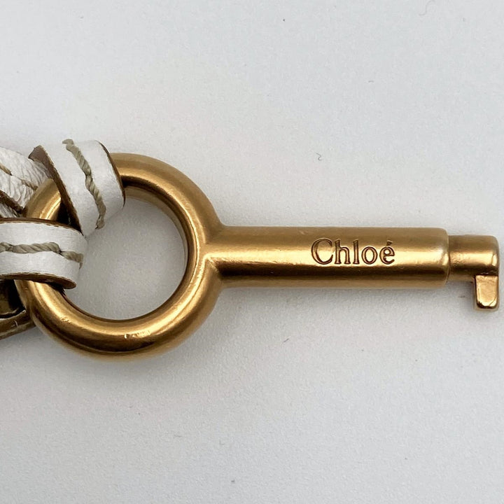Chloe クロエ 
 パディントン ショルダーバッグ 
レザー ホワイト