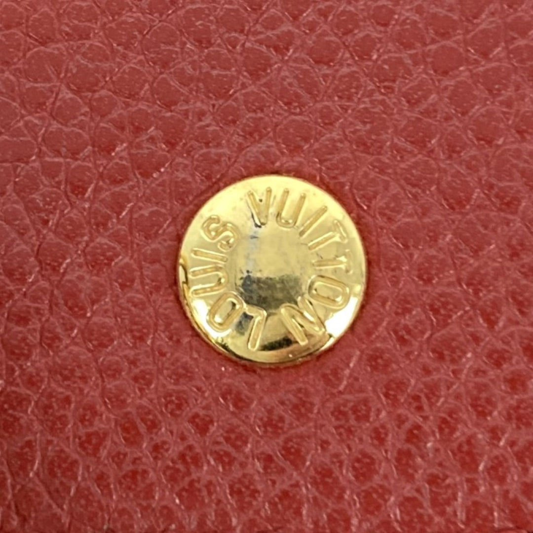 LOUIS VUITTON ルイ・ヴィトン 
 M61836  長財布 
PVC/レザー  レッド