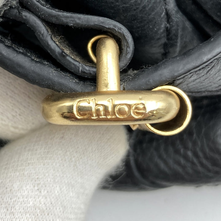 Chloe クロエ 
 パディントン 03 05 53 ショルダーバッグ 
レザー ブラック