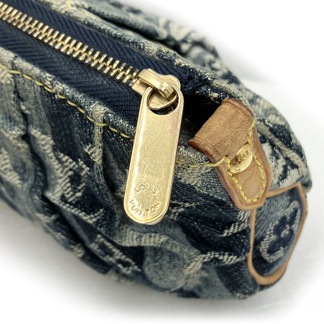 LOUIS VUITTON ルイ・ヴィトン 
 M95335/トゥルースレイエ ポーチ 
デニム ブルー