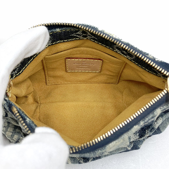 LOUIS VUITTON ルイ・ヴィトン 
 M95335/トゥルースレイエ ポーチ 
デニム ブルー