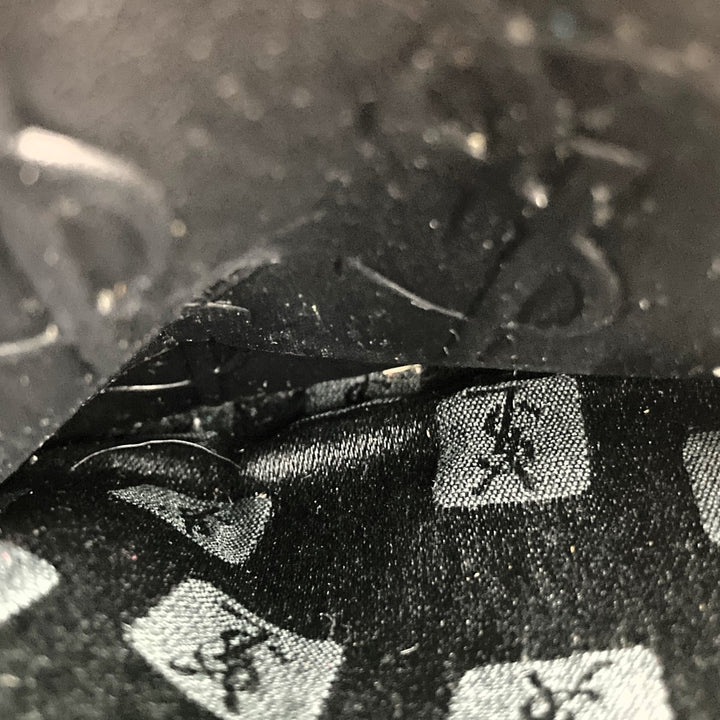 YVES SAINT LAURENT イヴ・サンローラン 
 ボストンバッグ 
レザー ブラック
