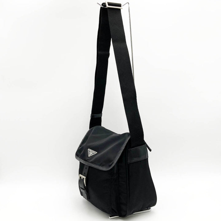 PRADA プラダ 
 BT0173 ショルダーバッグ 
ナイロン ブラック