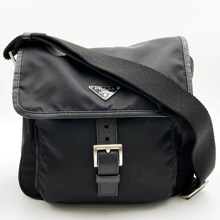 PRADA プラダ 
 BT0173 ショルダーバッグ 
ナイロン ブラック
