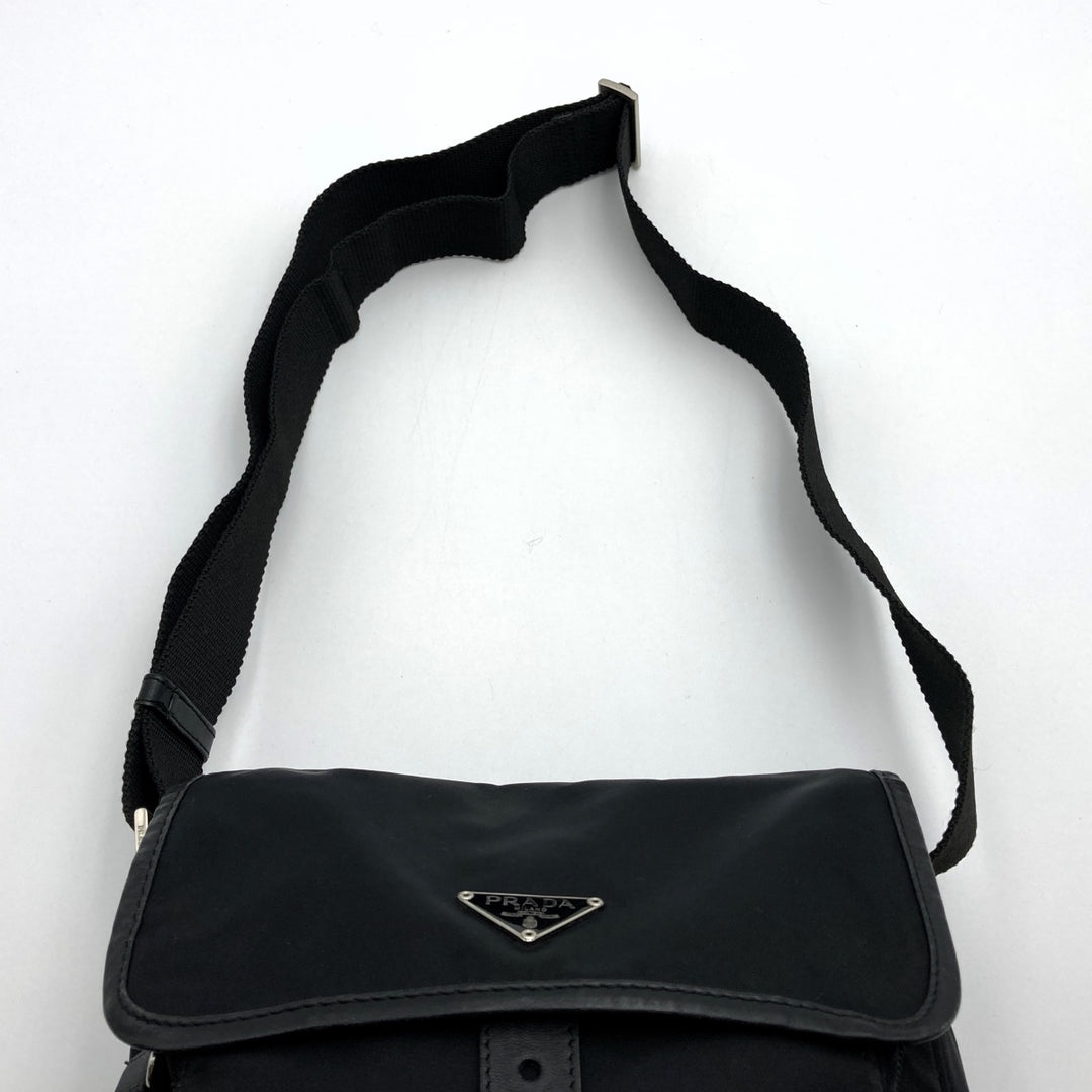 PRADA プラダ 
 BT0173 ショルダーバッグ 
ナイロン ブラック