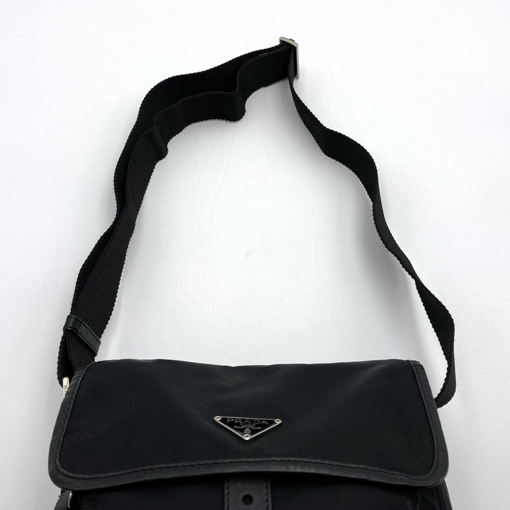 PRADA プラダ 
 BT0173 ショルダーバッグ 
ナイロン ブラック