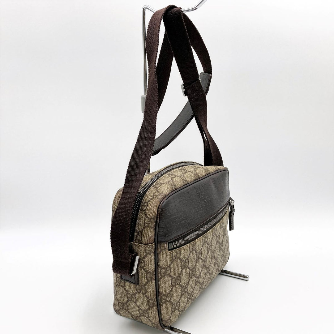 GUCCI グッチ 
 114291 ショルダーバッグ 
GGスプリームキャンバス ブラウン