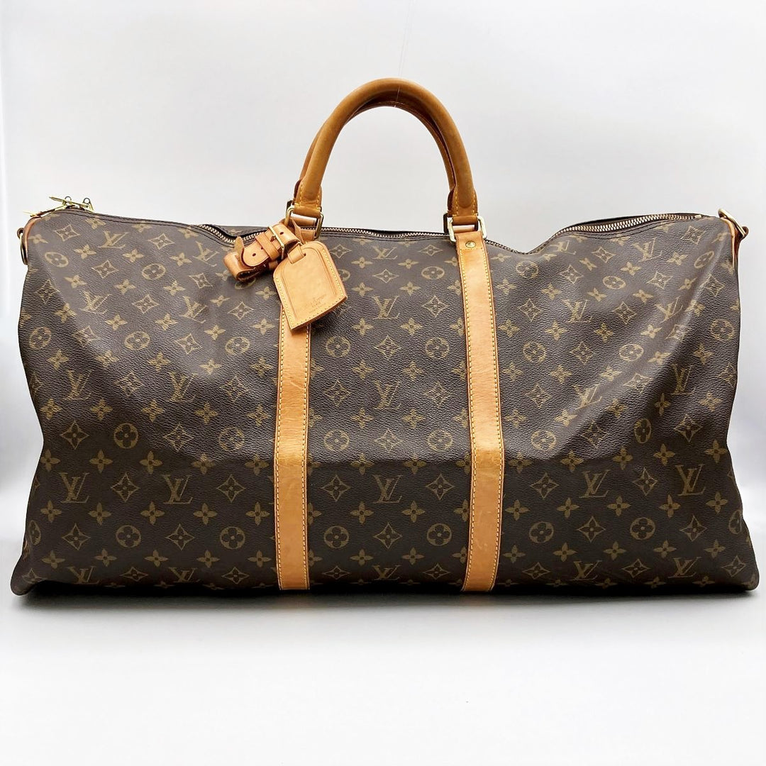 LOUIS VUITTON ルイ・ヴィトン 
 キーポル・バンドリエール60 M41412 ボストンバッグ 
PVC ブラウン