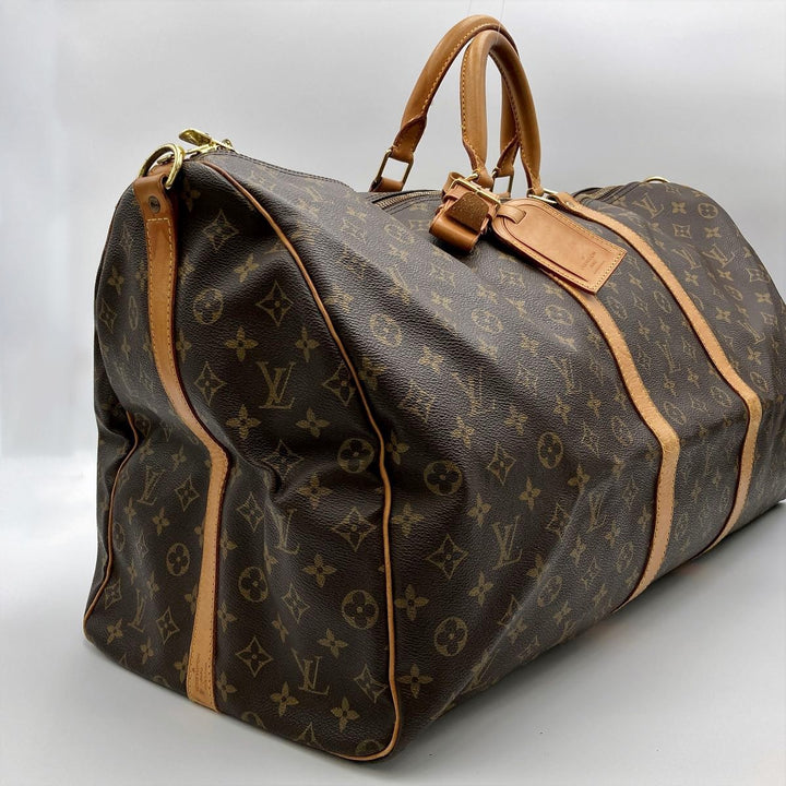 LOUIS VUITTON ルイ・ヴィトン 
 キーポル・バンドリエール60 M41412 ボストンバッグ 
PVC ブラウン