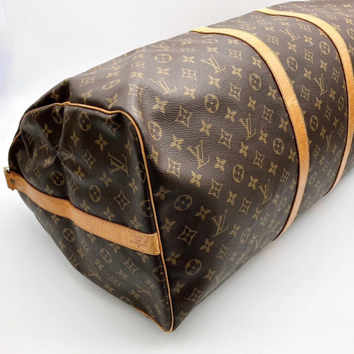 LOUIS VUITTON ルイ・ヴィトン 
 キーポル・バンドリエール60 M41412 ボストンバッグ 
PVC ブラウン
