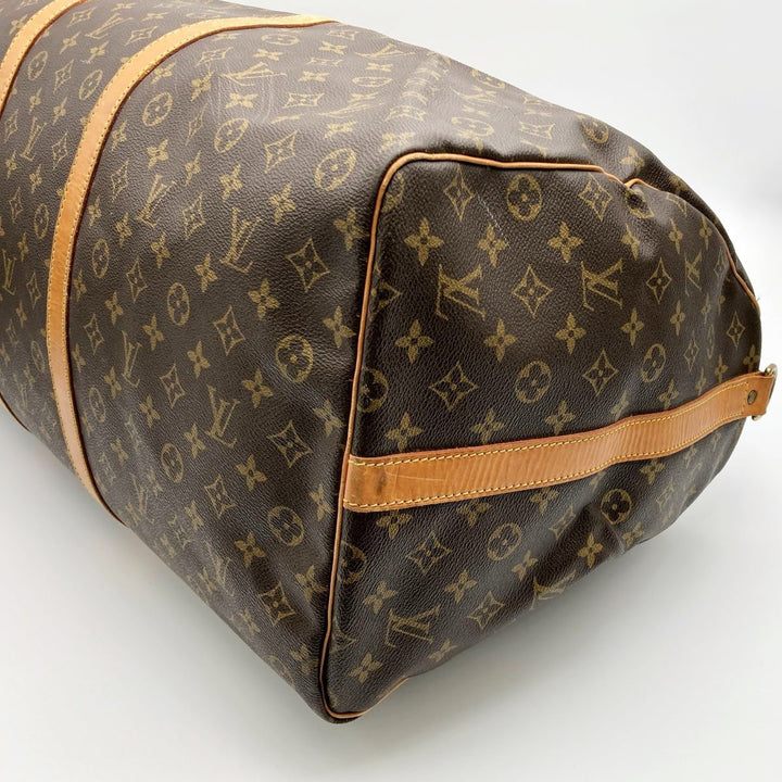 LOUIS VUITTON ルイ・ヴィトン 
 キーポル・バンドリエール60 M41412 ボストンバッグ 
PVC ブラウン