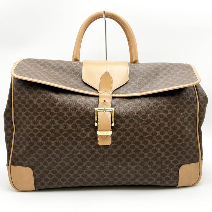 CELINE セリーヌ 
 M14 ボストンバッグ 
PVC ブラウン