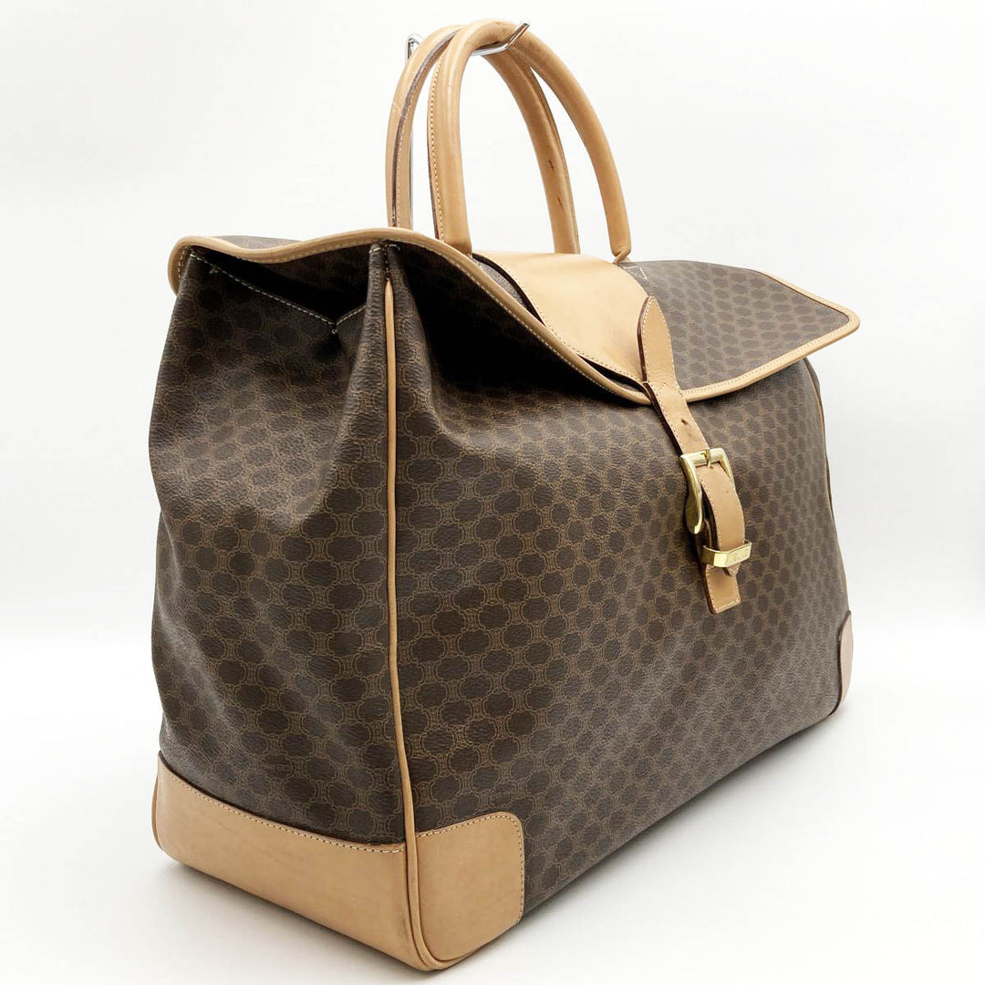 CELINE セリーヌ 
 M14 ボストンバッグ 
PVC ブラウン