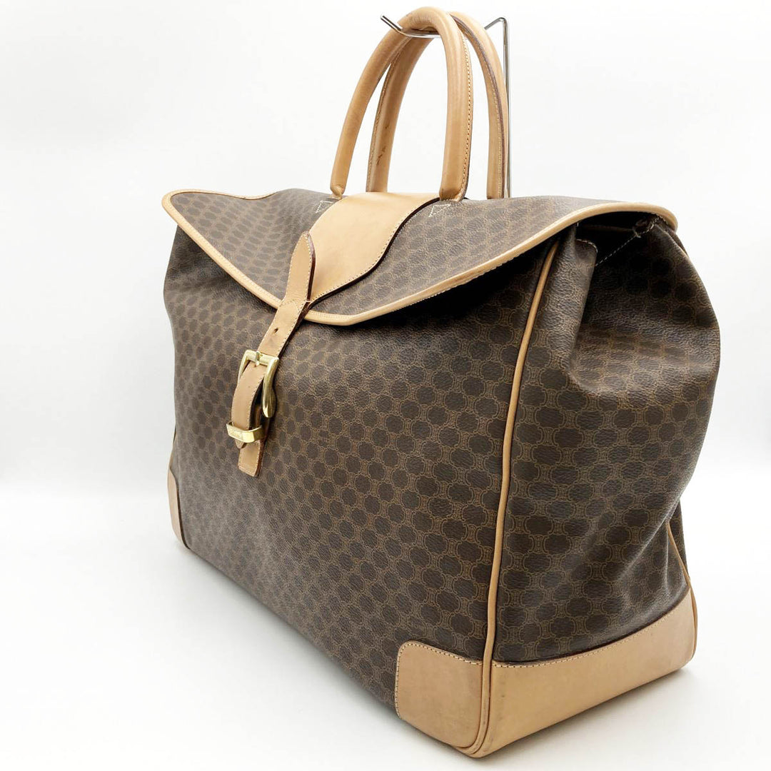CELINE セリーヌ 
 M14 ボストンバッグ 
PVC ブラウン