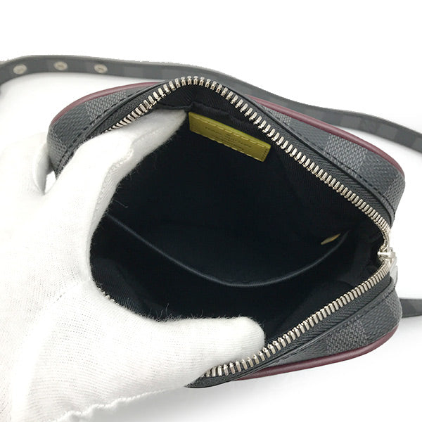 LOUIS VUITTON ルイ・ヴィトン 
 M55100/ダヌーヴ・スリム ショルダーバッグ 
ダミエグラフィットキャンバス/エピレザー  ブラック