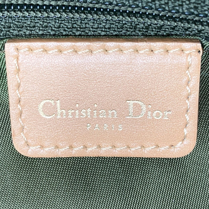 Christian Dior クリスチャンディオール 
 トロッター PZ0901 ハンドバッグ 
キャンバス/レザー  グリーン