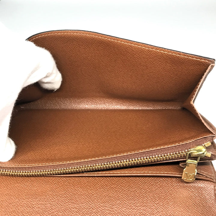 LOUIS VUITTON ルイ・ヴィトン 
 ポシェット ポルト・モネ・クレディ M61726 長財布 
モノグラムキャンバス ブラウン系