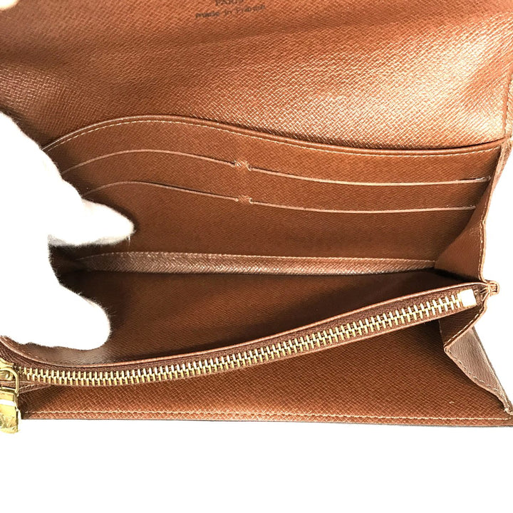 LOUIS VUITTON ルイ・ヴィトン 
 ポシェット ポルト・モネ・クレディ M61726 長財布 
モノグラムキャンバス ブラウン系