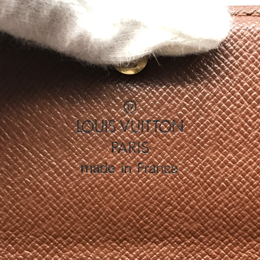 LOUIS VUITTON ルイ・ヴィトン 
 ポシェット ポルト・モネ・クレディ M61726 長財布 
モノグラムキャンバス ブラウン系