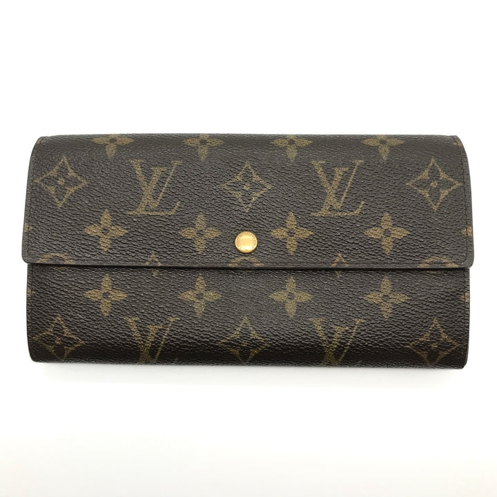 LOUIS VUITTON ルイ・ヴィトン 
 ポシェット ポルト・モネ・クレディ M61726 長財布 
モノグラムキャンバス ブラウン系
