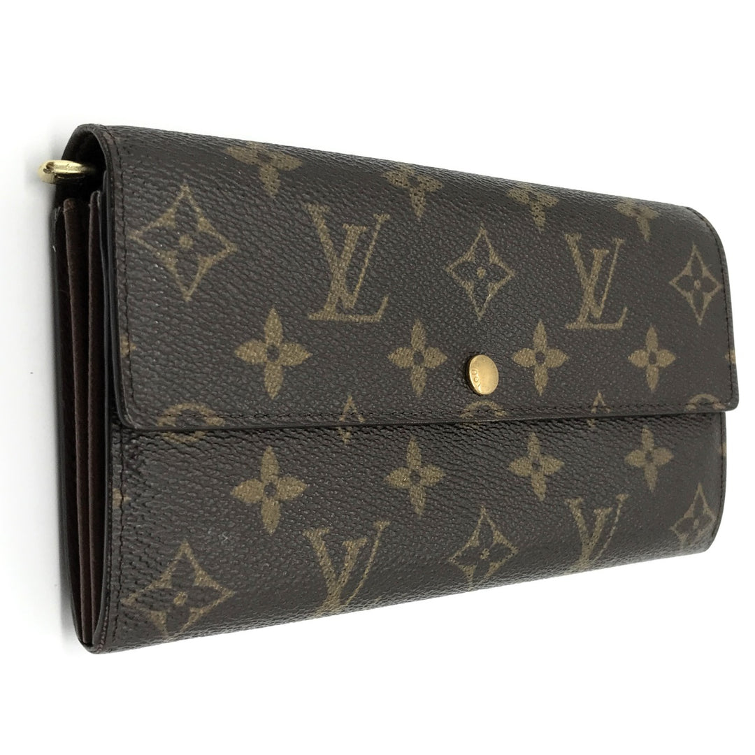 LOUIS VUITTON ルイ・ヴィトン 
 ポシェット ポルト・モネ・クレディ M61726 長財布 
モノグラムキャンバス ブラウン系