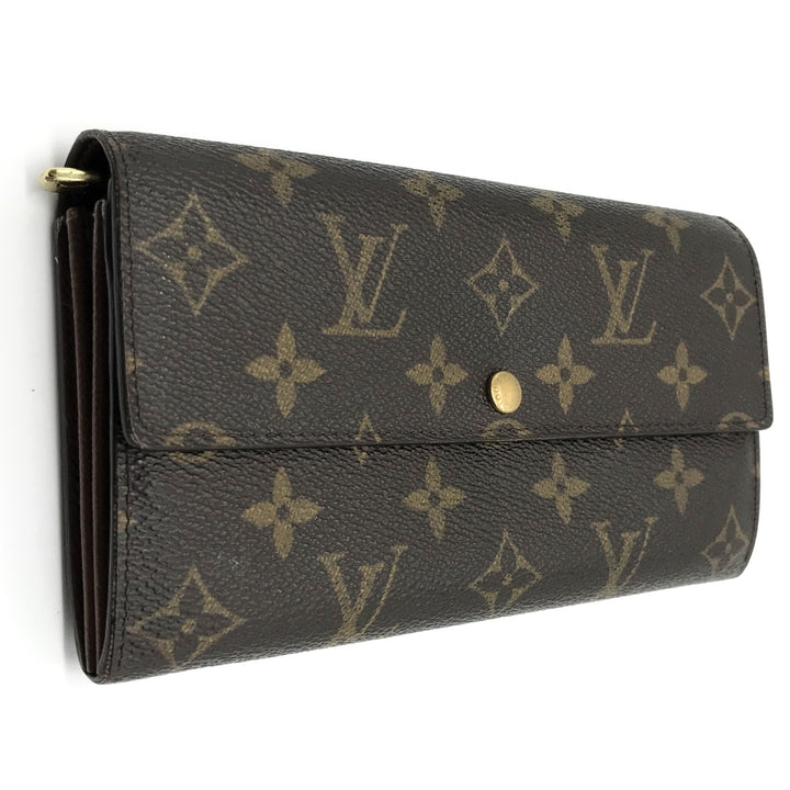 LOUIS VUITTON ルイ・ヴィトン 
 ポシェット ポルト・モネ・クレディ M61726 長財布 
モノグラムキャンバス ブラウン系