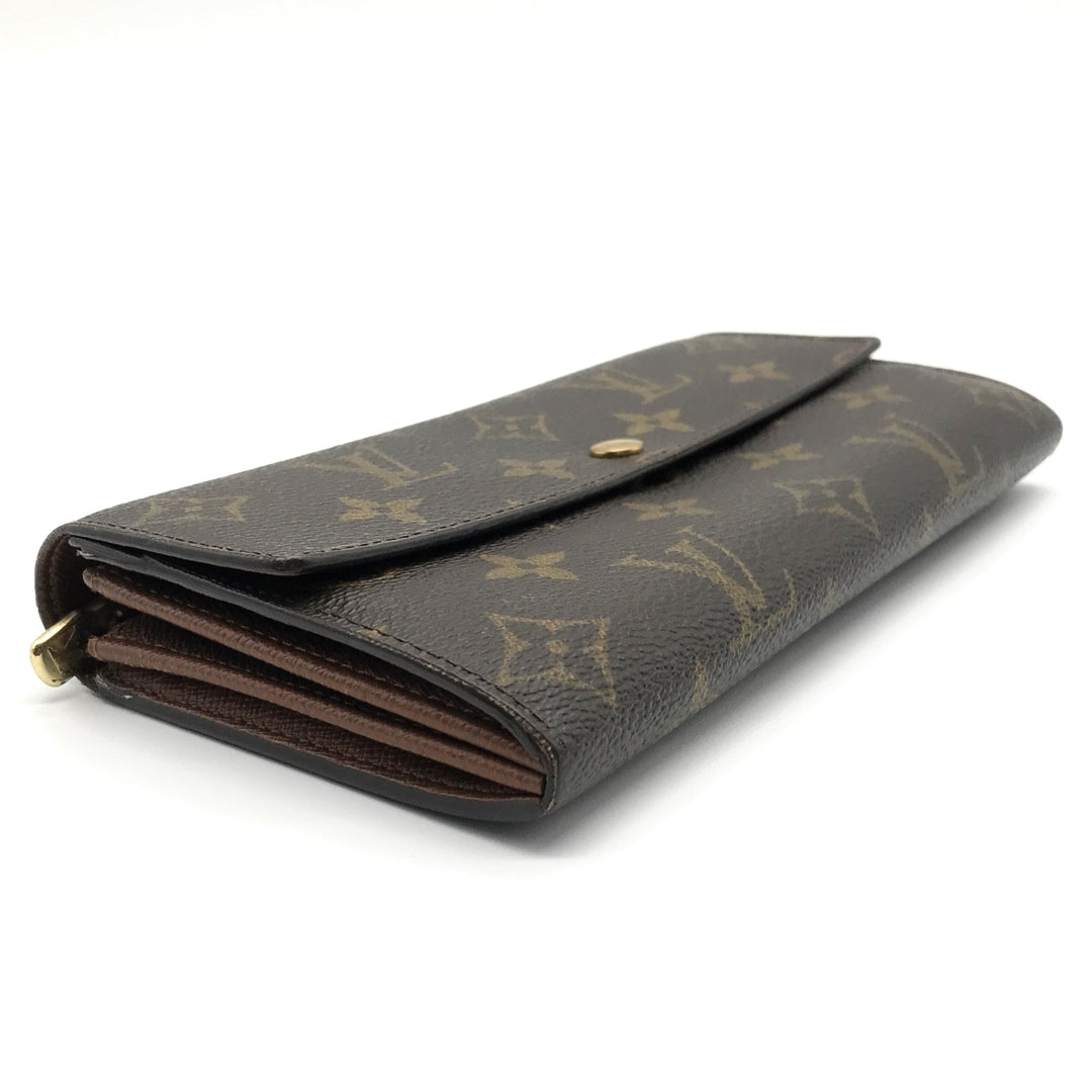 LOUIS VUITTON ルイ・ヴィトン 
 ポシェット ポルト・モネ・クレディ M61726 長財布 
モノグラムキャンバス ブラウン系