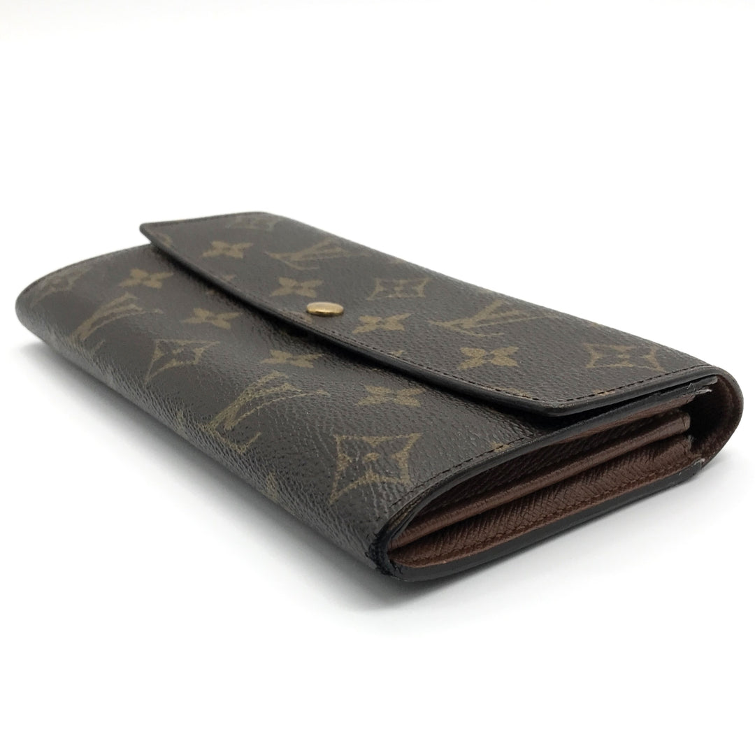 LOUIS VUITTON ルイ・ヴィトン 
 ポシェット ポルト・モネ・クレディ M61726 長財布 
モノグラムキャンバス ブラウン系