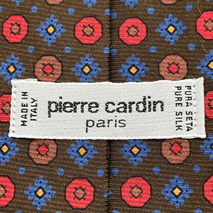 Pierre Cardin ピエールカルダン 
 ネクタイ 
シルク ブラウン