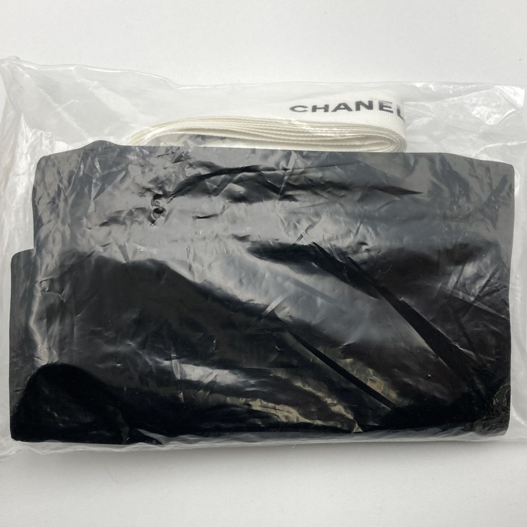 CHANEL シャネル 
 ポールチェーンクラッチ ショルダーバッグ 
ラムスキン ブラック