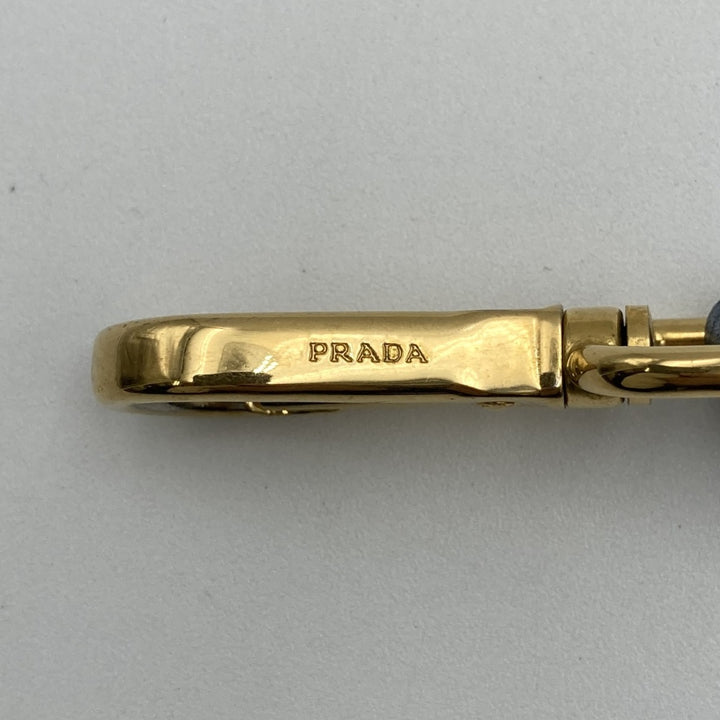 PRADA プラダ 
 ハンドバッグ 
レザー ブルー