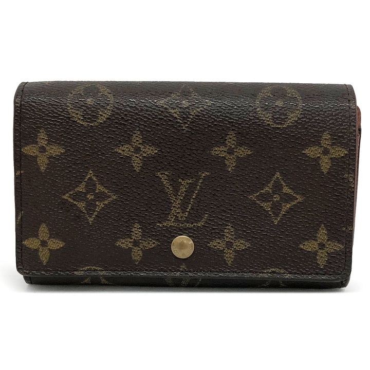 LOUIS VUITTON ルイ・ヴィトン 
 ポルトモネ・ビエ トレゾール  M61730 二つ折り財布 
モノグラムキャンバス/レザー  ブラウン