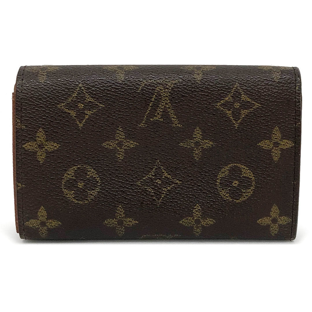 LOUIS VUITTON ルイ・ヴィトン 
 ポルトモネ・ビエ トレゾール  M61730 二つ折り財布 
モノグラムキャンバス/レザー  ブラウン