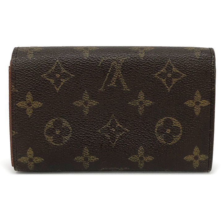 LOUIS VUITTON ルイ・ヴィトン 
 ポルトモネ・ビエ トレゾール  M61730 二つ折り財布 
モノグラムキャンバス/レザー  ブラウン
