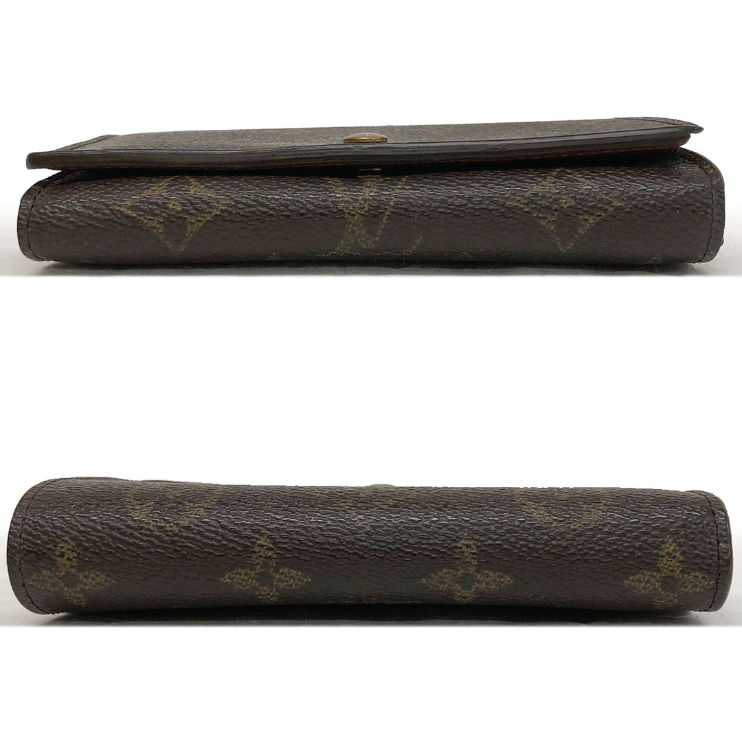 LOUIS VUITTON ルイ・ヴィトン 
 ポルトモネ・ビエ トレゾール  M61730 二つ折り財布 
モノグラムキャンバス/レザー  ブラウン
