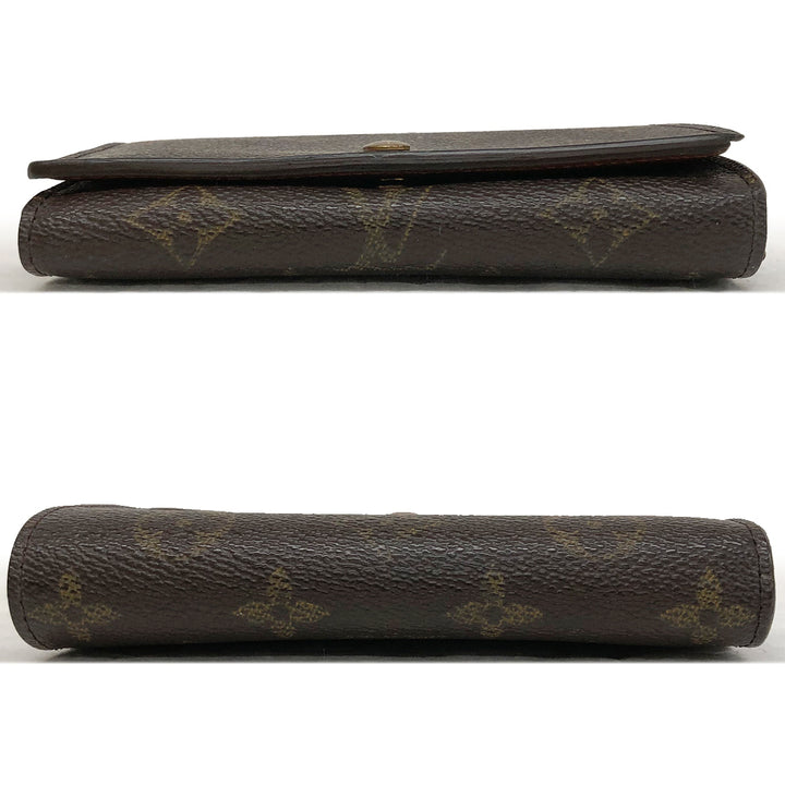 LOUIS VUITTON ルイ・ヴィトン 
 ポルトモネ・ビエ トレゾール  M61730 二つ折り財布 
モノグラムキャンバス/レザー  ブラウン