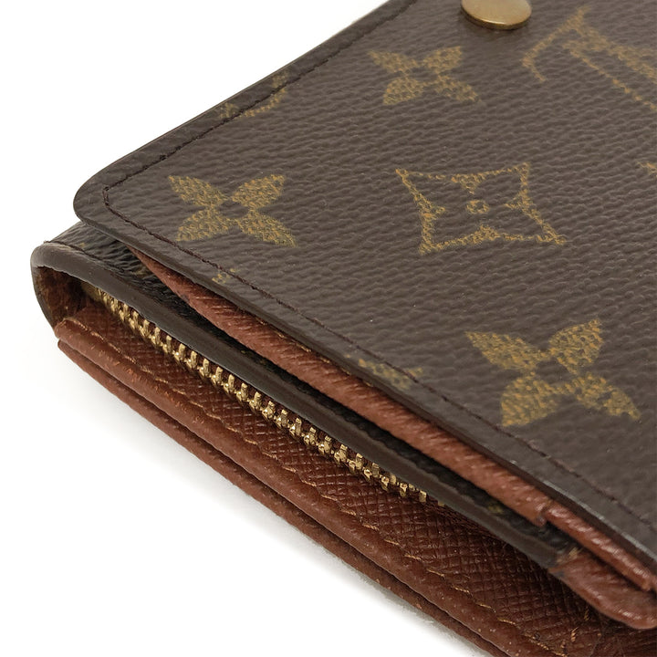 LOUIS VUITTON ルイ・ヴィトン 
 ポルトモネ・ビエ トレゾール  M61730 二つ折り財布 
モノグラムキャンバス/レザー  ブラウン