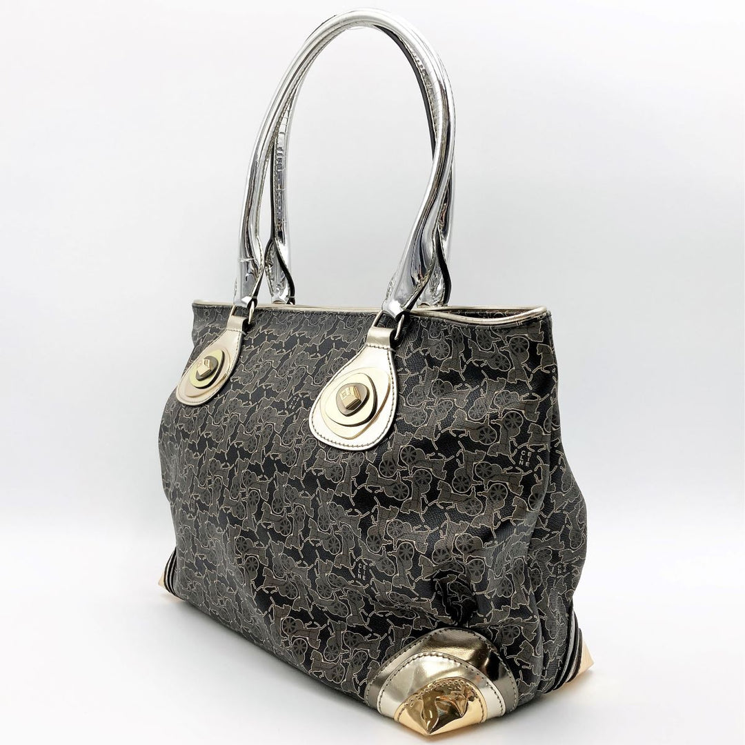 CELINE セリーヌ 
 SC-ST-1028 ショルダーバッグ 
PVC グレー