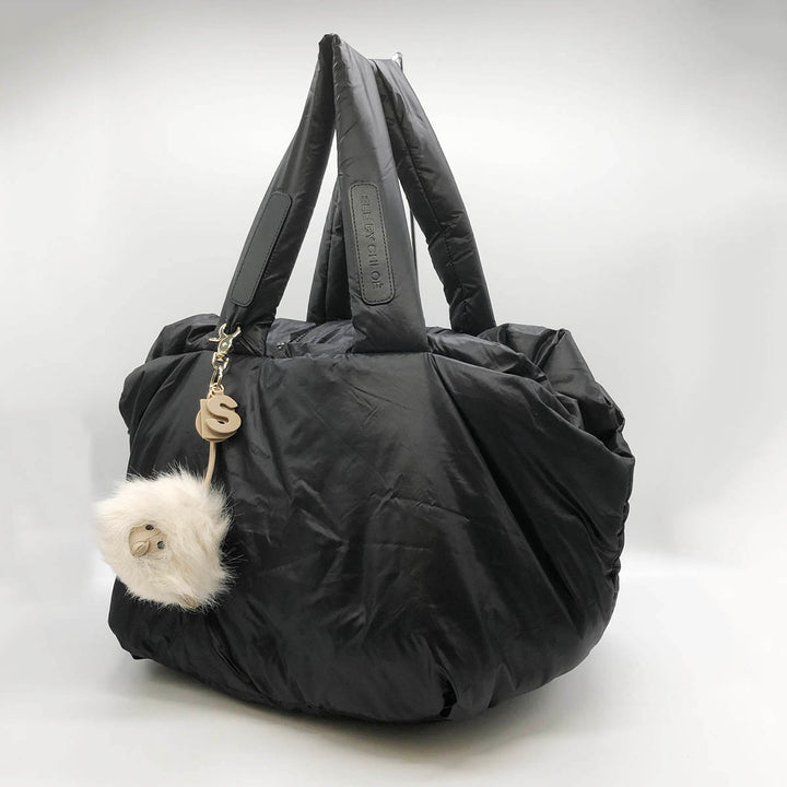 SEE BY CHLOE シーバイクロエ 
 02-13-98-65 トートバッグ 
ナイロン ブラック