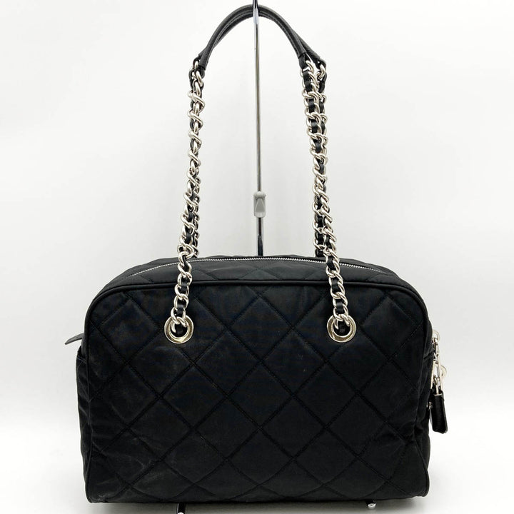 PRADA プラダ 
 ショルダーバッグ 
ナイロン ブラック